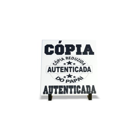 Porta Retrato Dia Dos Pais Decorativo em Azulejo Personalizados
