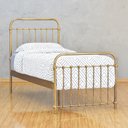 Ver imagem 2 de Cama de Ferro Patente Solteiro - Ouro Velho Icamas