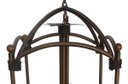Ver imagem 3 de Lustre Pendente Decorativo De Ferro Varanda ou Pergolado Sala de Estar - Verniz