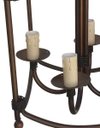 Ver imagem 4 de Lustre Pendente Decorativo De Ferro Varanda ou Pergolado Sala de Estar - Verniz