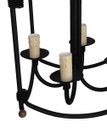 Ver imagem 4 de Lustre Pendente Decorativo De Ferro Varanda ou Pergolado Sala de Estar - Preto