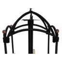 Ver imagem 3 de Lustre Pendente Decorativo De Ferro Varanda ou Pergolado Sala de Estar - Preto