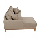 Ver imagem 4 de Sofá Living Beny com Chaise para Sala de Estar Confortável Império Bege 201
