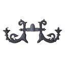 Ver imagem 1 de Complemento Suporte Poste e Luminária Ferro Fundido 43x110cm