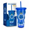 Copo Com Canudo Led Cruzeiro Esporte Clube 500ml Presente - 1