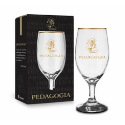 Taça Windsor Cursos Pedagogia Série Ouro Presente 330ml - 1