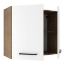 Ver imagem 5 de Armário de Cozinha Aéreo 80 cm 2 Portas Rustic/Branco Agata Madesa