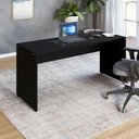 Ver imagem 1 de Mesa Escritório Escrivaninha 160cm X 70cm Pés Painel F5 Cor:preto