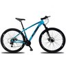 Bicicleta Aro 29 Alumínio 21v Cambios Shimano Freio Hidráulico Ksw - Azul com Preto - 15.5 - 2