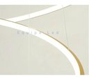 Ver imagem 2 de Lustre 5 Aneis 120cm Pendente Moderno Arcos para Pé Direito Duplo Linha Premium