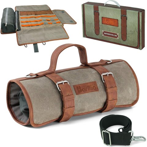 Barillio Bolsa para Kit de Bartenders Lona Encerada.