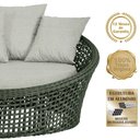 Ver imagem 3 de Chaise Hungria Pintura Preta Corda Náutica E3 Trama Original Verde