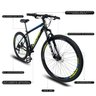 Bicicleta Aro 29 Quadro 17 Freio Disco Mecânico 21 Marchas Suspensão Aço Preto Amarelo Azul - - 4