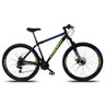 Bicicleta Aro 29 Quadro 19 Freio Disco Mecânico 21 Marchas Suspensão Aço Preto Amarelo Azul - - 1