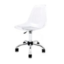 Ver imagem 2 de Conjunto 4 Cadeiras Eames Pc Transparente Office Cromada