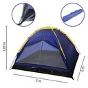 Ver imagem 5 de Barraca de Acampamento Iglu 4 Pessoas Azul Camping Importway