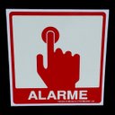 Ver imagem 2 de Placa de Sinalização Fotoluminescente Alarme 15x15
