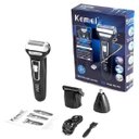 Ver imagem 3 de Kemei Máquina de Cortar Cabelo e Barba 3 em 1-6558