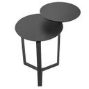 Ver imagem 3 de Conjunto Sala Estar Mesa Centro Lateral Chanfrada Orgânica Nero/preto