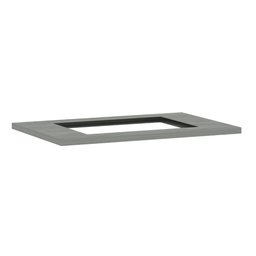 Tampo 80cm com Furo para Cooktop 4 Bocas 50cm X 35cm e Pré Furo Cooktop 5 Bocas 60cm X 35cm Luciane - 1