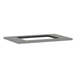 Tampo 80cm com Furo para Cooktop 4 Bocas 50cm X 35cm e Pré Furo Cooktop 5 Bocas 60cm X 35cm Luciane - 1
