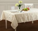 Ver imagem 1 de Toalha de Mesa 8 Lugares 150 x 270 cm Jacquard Egeo Marfim