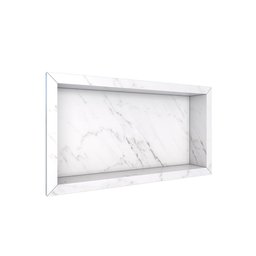 Nicho Para Banheiro em Porcelanato Polido Tradicional 60x30 Branco - Cozimax - 1