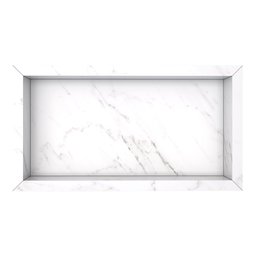 Nicho Para Banheiro em Porcelanato Polido Tradicional 60x30 Branco - Cozimax - 2