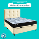 Ver imagem 4 de Kit Cabeceira + Cama Box Bau + Colchão Casal Molas Ensacadas Life Gold Paropas