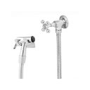 Ver imagem 1 de Ducha Higiênica Metal Cromado C-33 1.20m 1/4 Volta