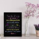 Ver imagem 2 de Quadro Santo Anjo do Senhor Colorido 24x18cm - com Vidro:madeira Branca