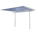 Ver imagem 4 de Carrinho Expositor Inox com Toldo e Rodas Pneumáticas Cefaz