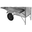 Ver imagem 3 de Carrinho Expositor Inox com Toldo e Rodas Pneumáticas Cefaz