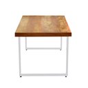 Ver imagem 3 de Mesa Madeira Maciça para Ambiente Biofílico Bernardo com Ferragem 2,50m Branco