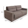 Estofado Sofá Lord 2 Lugares Sl82 151cm Molufan - 6