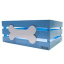 Ver imagem 2 de Caixa Organizadora Pet Luppet com Madeira Reaproveitada Azul