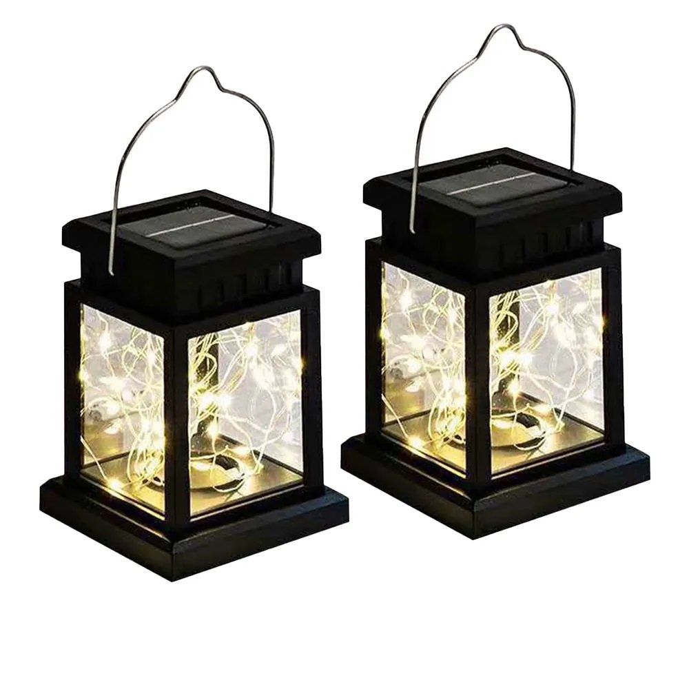 Luminaria Solar Lampiao Gancho Kit 10 Uni Iluminaçao Resistente Enfeite Decoraçao Casa Varanda Quint - 2