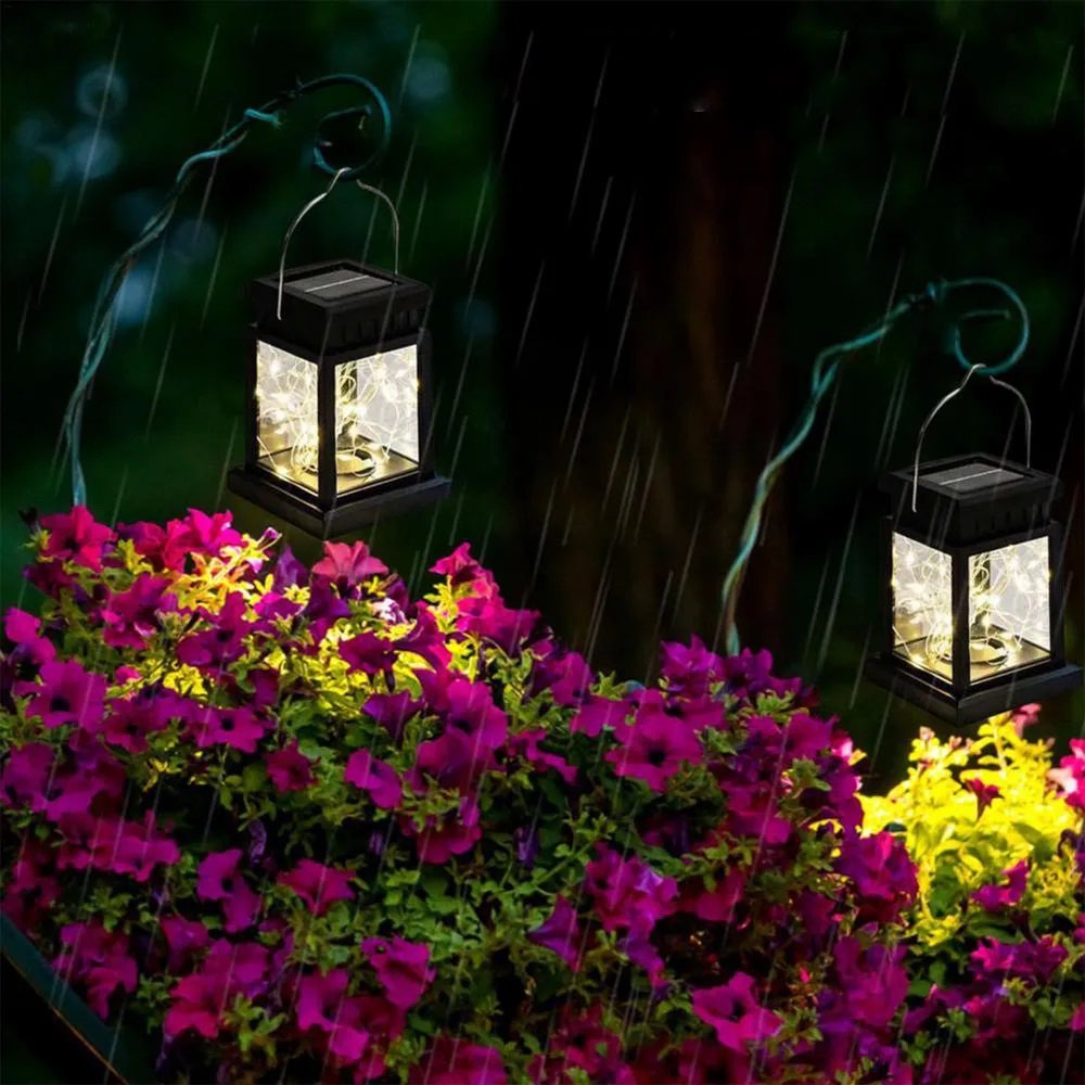 Luminaria Solar Lampiao Gancho Kit 10 Uni Iluminaçao Resistente Enfeite Decoraçao Casa Varanda Quint - 8