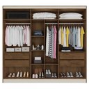 Ver imagem 4 de Guarda Roupa Oslo 6 Portas 4 Gavetas Mdf - Mademarcs