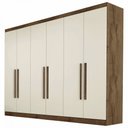 Ver imagem 7 de Guarda Roupa Oslo 6 Portas 4 Gavetas Mdf - Mademarcs