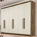 Ver imagem 6 de Guarda Roupa Oslo 6 Portas 4 Gavetas Mdf - Mademarcs