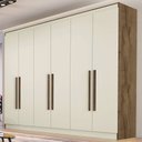 Ver imagem 1 de Guarda Roupa Oslo 6 Portas 4 Gavetas Mdf - Mademarcs