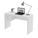 Ver imagem 2 de Mesa para Escritório Engrossurada 1,17m 2gav Me4123 Tecno Mobili - Branco