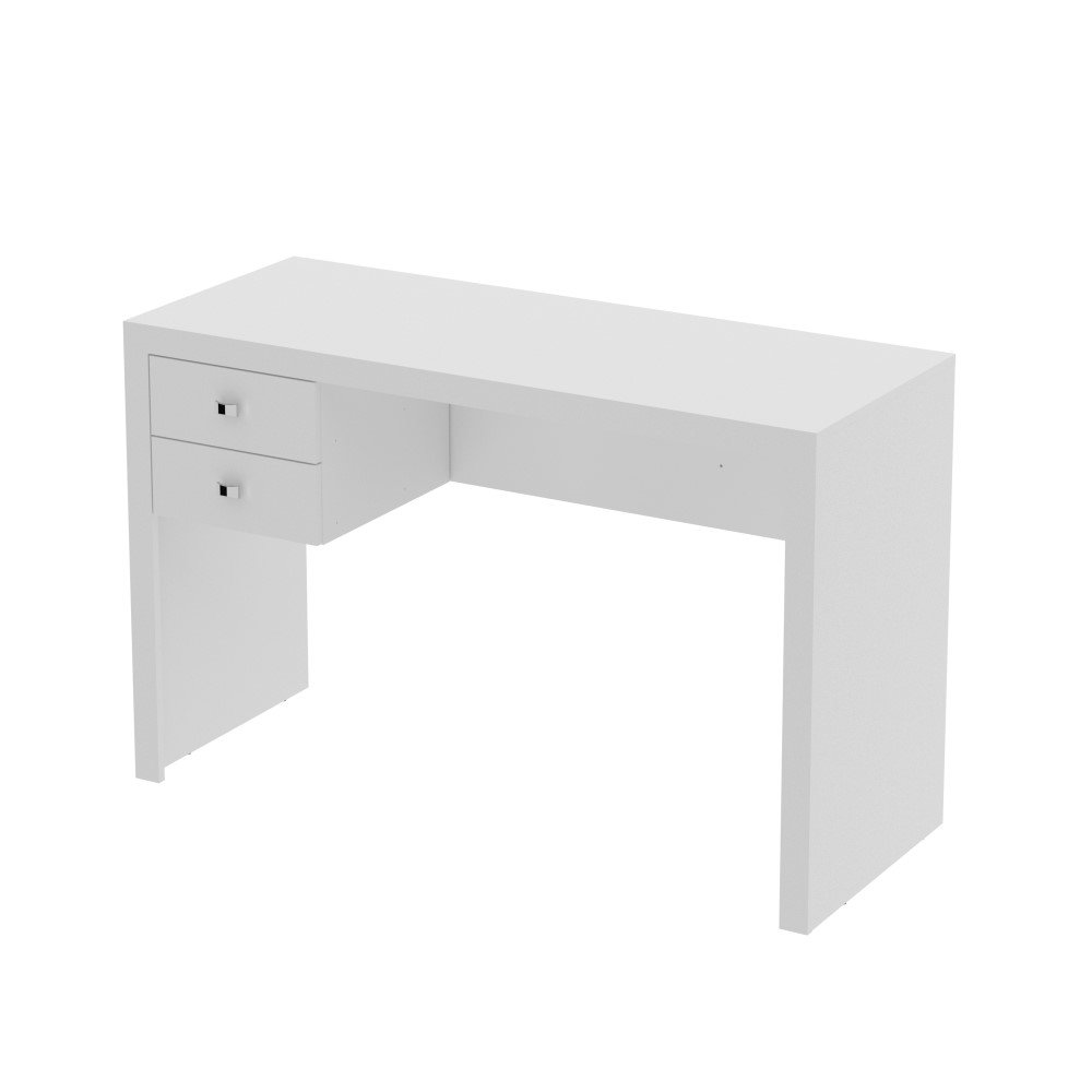 Mesa para Escritório Engrossurada 1,17m 2gav Me4123 Tecno Mobili - Branco - 4