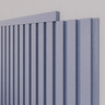 Painel Ripado Meia Parede Decorativa Eva 15 Ripas de 110cm e Perfil de Acabamento Linha Play Azul - 2