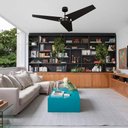 Ver imagem 3 de Ventilador de Teto Com Controle Remoto Natuvent Callis No Light 3 Pás Madeira Preto 220v