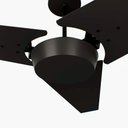 Ver imagem 2 de Ventilador de Teto Com Controle Remoto Natuvent Callis No Light 3 Pás Madeira Preto 220v