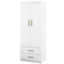 Ver imagem 1 de Guarda-Roupa Infantil Chiara 2 Portas Branco - Phoenix