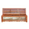 Baú Banco 1,5m Madeira Demolição com Pátina - 2
