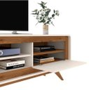 Ver imagem 6 de Rack Channel P/ Tv até 65 Polegadas Nature/off White Fabri Móveis